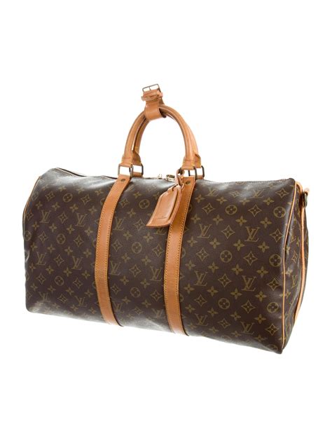 louis vuitton keepall 50 strap|Louis Vuitton Keepall 50 bandouliere.